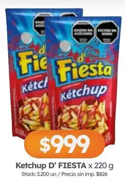 Cordiez D' Fiesta ketchup oferta