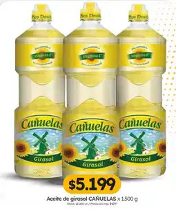 Cordiez Cañuelas aceite de girasol oferta