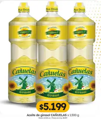 Cañuelas aceite de girasol