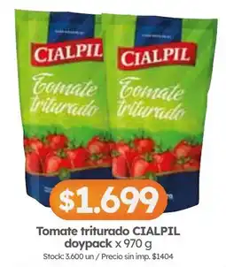 Cordiez Cialpil tomate triturado oferta