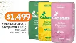 Cordiez Cachamate yerba compuesta oferta