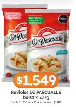 Cordiez Di Pascualle ravioles pollo y verdura oferta