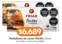 Cordiez Friar medallones de carne oferta