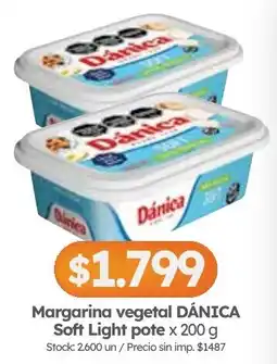 Cordiez Dánica margarina vegetal soft light oferta