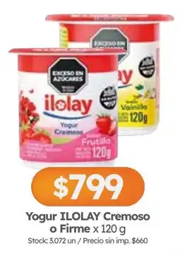 Cordiez Ilolay yogur cremoso o firme oferta