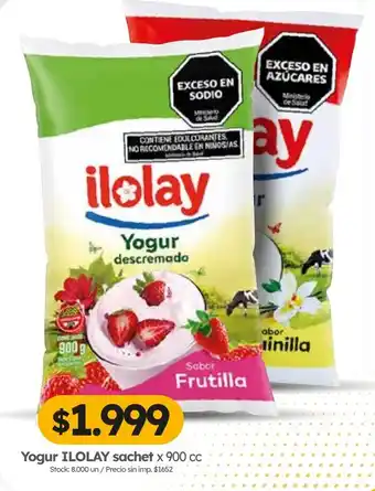 Ilolay yogur descremado