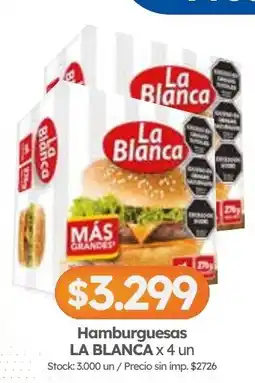 Cordiez La blanca hamburguesas oferta
