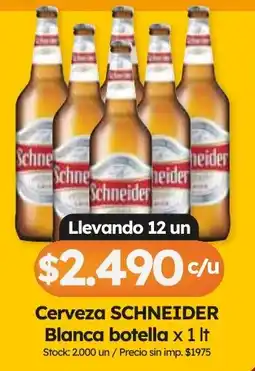 Cordiez Schneider cerveza blanca botella oferta