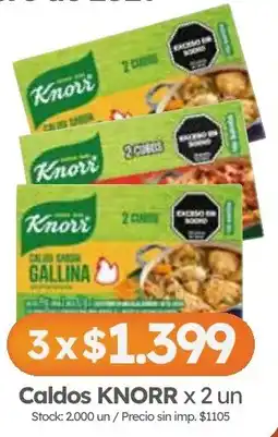 Cordiez Knorr caldos gallina oferta