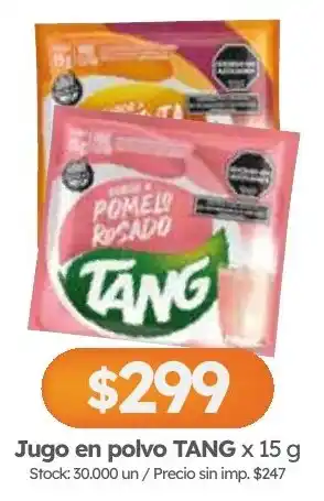 Tang jugo en polvo