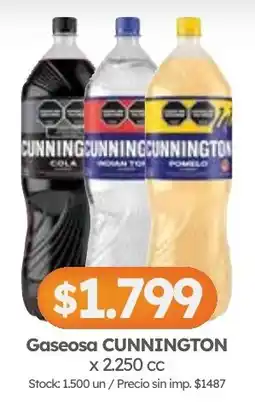 Cordiez Cunnington gaseosa oferta