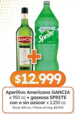 Cordiez Gancia aperitivo americano oferta