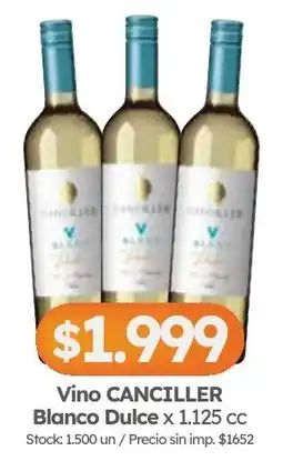 Cordiez Canciller vino blanco dulce oferta