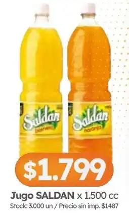 Cordiez Saldan jugo oferta