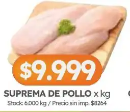 Cordiez Suprema de pollo oferta