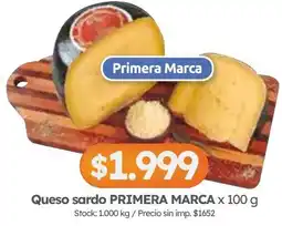 Cordiez Primera Marca queso sardo oferta