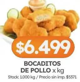 Cordiez Bocaditos de pollo oferta