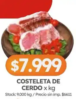 Cordiez Costeleta de cerdo oferta