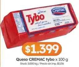 Cordiez Cremac queso tybo oferta