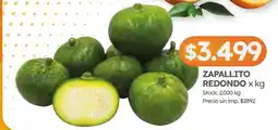 Cordiez Zapallito redondo oferta