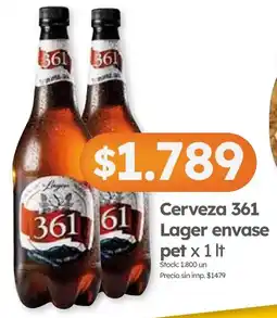 Cordiez Cerveza 361 lager envase oferta