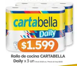 Cordiez Cartabella rollo de cocina daily oferta