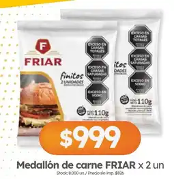 Cordiez Friar medallón de carne oferta