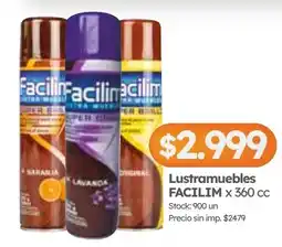 Cordiez Facilim lustramuebles oferta