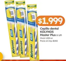 Cordiez Kolynos cepillo dental master plus oferta