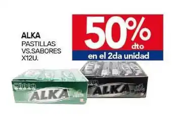 Nini Mayorista Alka Pastillas vs.Sabores x12u. oferta
