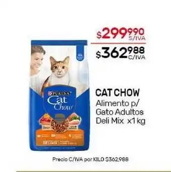 Nini Mayorista Cat Chow Alimento p/Gato Adultos Deli Mix x1kg oferta