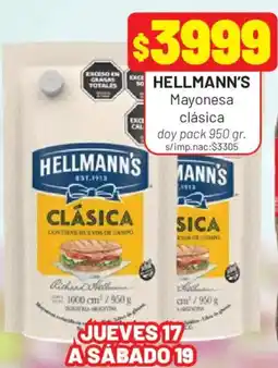 Almacor Hellmann's mayonesa clásica oferta