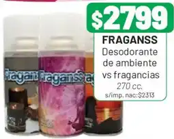 Almacor Fraganss desodorante de ambiente vs fragancias oferta