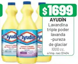Almacor Ayudín lavandina triple poder lavanda -pureza de glaciar oferta