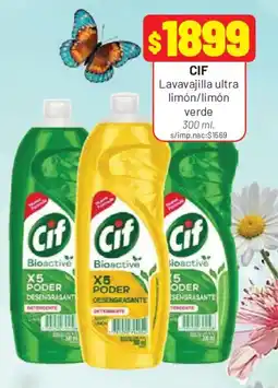Almacor Cif lavavajilla ultra limón/limón verde oferta
