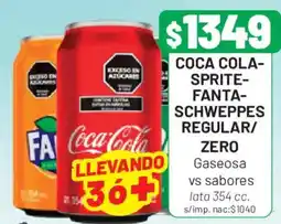 Almacor Coca cola-sprite-fanta-schweppes regular/zero oferta