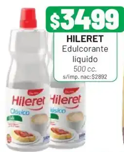 Almacor Hileret edulcorante líquido oferta