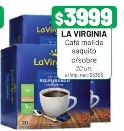 Almacor La virginia café molido saquito oferta