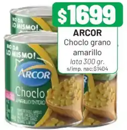 Almacor Arcor choclo grano amarillo oferta