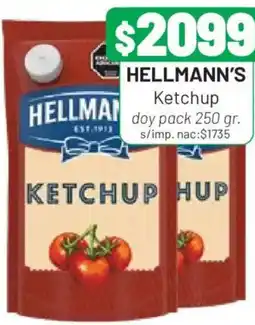 Almacor Hellmann's ketchup oferta
