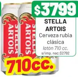 Almacor Stella artois cerveza rubia clásica oferta