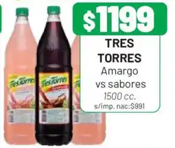 Almacor Tres torres amargo vs sabores oferta