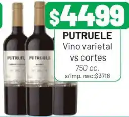 Almacor Putruelle vino varietal vs cortes oferta