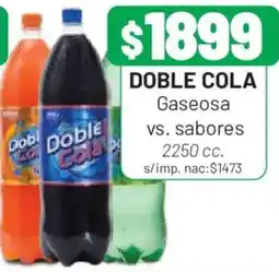 Almacor Doble cola gaseosa vs. sabores oferta