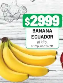 Almacor banana ecuador oferta