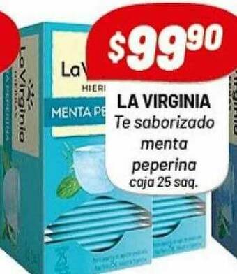 Almacor La Virginia Te Saborizado Menta Peperina oferta