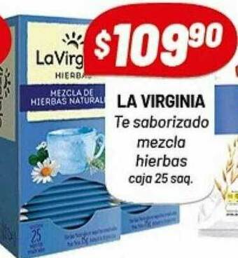 Almacor La Virginia Te Saborizado Mezcla Hierbas oferta