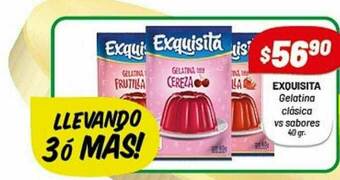 Almacor Exquisita Gelatina Clásica Vs Sabores oferta