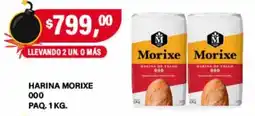 Supermercados Damesco Morixe harina de trigo 000 oferta