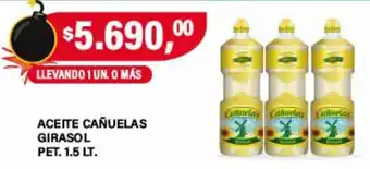 Cañuelas aceite girasol